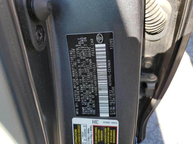 Photo 10 from auction – 2009 TOYOTA CAMRY BASE with VIN 4T4BE46K09R114047