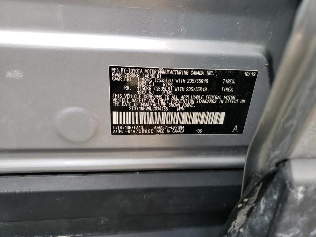 Photo 10 from auction – 2020 TOYOTA RAV4 LIMIT with VIN 2T3Y1RFV9LC034155