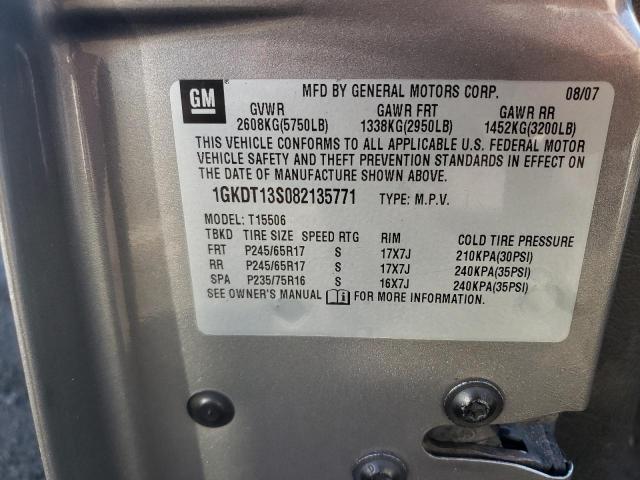 Photo 10 from auction – 2008 GMC ENVOY with VIN 1GKDT13S082135771