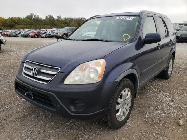 Photo 2 from auction – 2006 HONDA CR-V EX with VIN JHLRD68876C026016