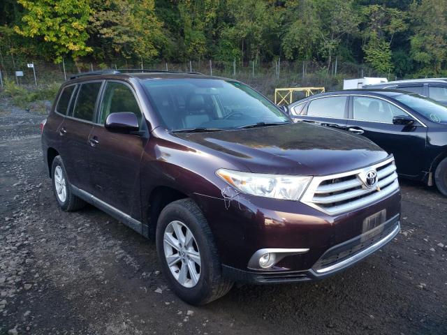 TOYOTA HIGHLANDER 2013 with VIN 5TDBK3EH2DS264889 - Photo from auction
