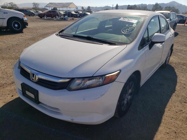 Photo 2 from auction – 2012 HONDA CIVIC LX with VIN 19XFB2F57CE312296