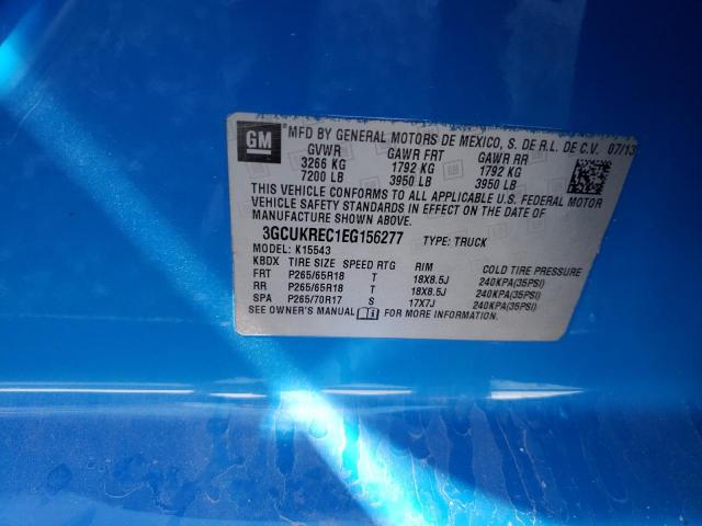 Photo 10 from auction – 2014 CHEVROLET SILVERADO with VIN 3GCUKREC1EG156277