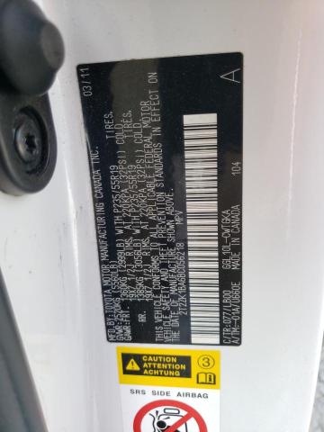 Photo 10 from auction – 2011 LEXUS RX 350 with VIN 2T2ZK1BA6BC056218