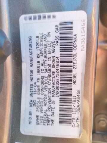 Photo 10 from auction – 2005 TOYOTA COROLLA CE with VIN 1NXBR32E75Z446814