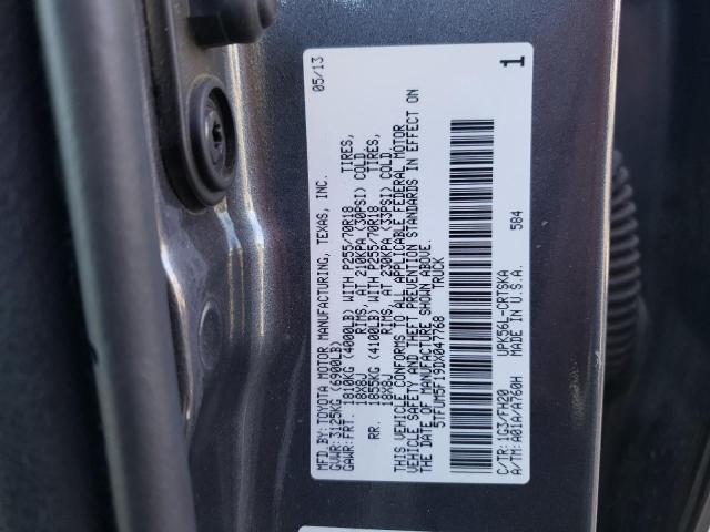 Photo 10 from auction – 2013 TOYOTA TUNDRA DOU with VIN 5TFUM5F19DX047768