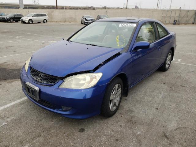 Photo 2 from auction – 2004 HONDA CIVIC EX with VIN 1HGEM22954L032854