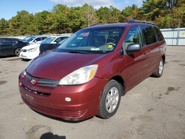 Photo 2 from auction – 2005 TOYOTA SIENNA CE with VIN 5TDZA23C55S332316