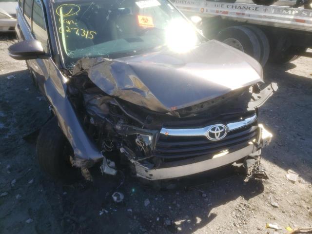 Photo 9 from auction – 2014 TOYOTA HIGHLANDER with VIN 5TDZKRFH5ES027315