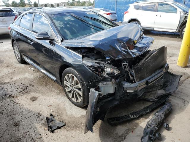 HYUNDAI SONATA SPO 2017 with VIN 5NPE34AF3HH547639 - Photo from auction