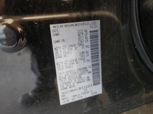 Photo 10 from auction – 2015 NISSAN ROGUE S with VIN 5N1AT2MVXFC853103
