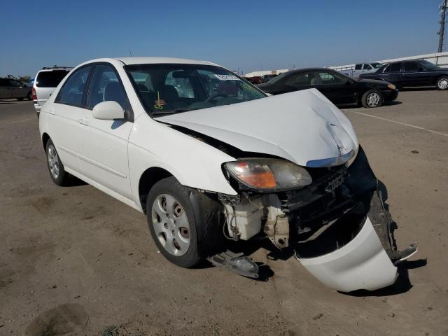 KIA SPECTRA EX 2009 with VIN KNAFE221695625884 - Photo from auction