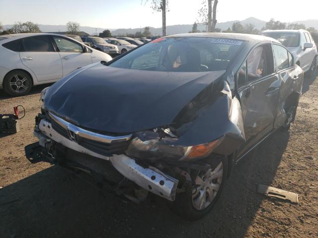 Photo 2 from auction – 2012 HONDA CIVIC LX with VIN 2HGFB2F55CH330009