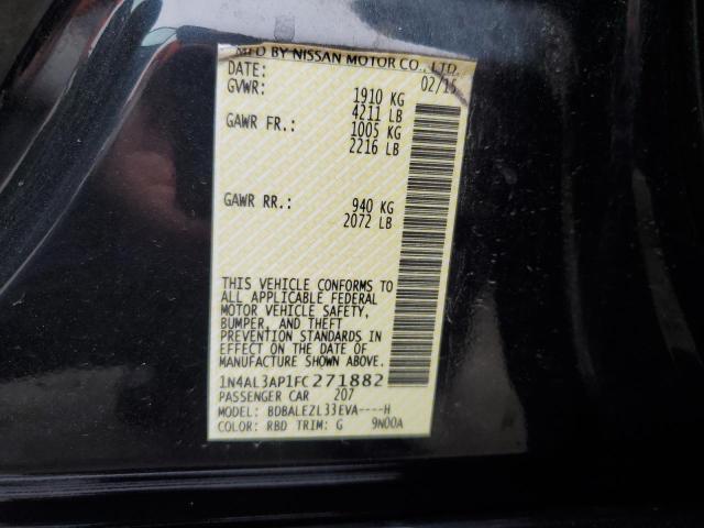 Photo 10 from auction – 2015 NISSAN ALTIMA 2.5 with VIN 1N4AL3AP1FC271882