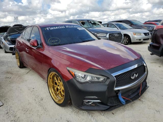 Photo 1 from auction – 2014 INFINITI Q50 BASE with VIN JN1BV7AR2EM693124