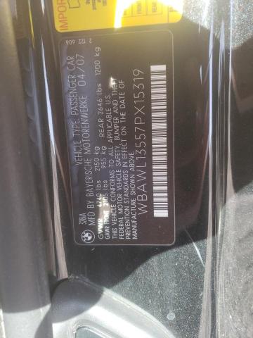 Photo 10 from auction – 2007 BMW 328 I with VIN WBAWL13557PX15319