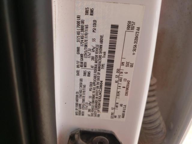 Photo 10 from auction – 2018 FORD F150 SUPER with VIN 1FTEW1E52JKC28604