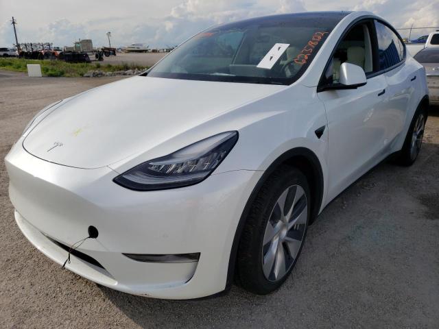 Photo 2 from auction – 2020 TESLA MODEL Y with VIN 5YJYGDEE7LF049857