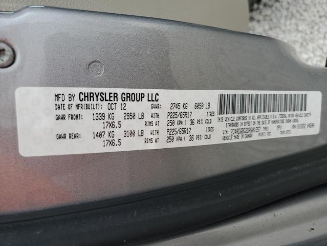 Photo 10 from auction – 2013 DODGE GRAND CARA with VIN 2C4RDGBG2DR601257