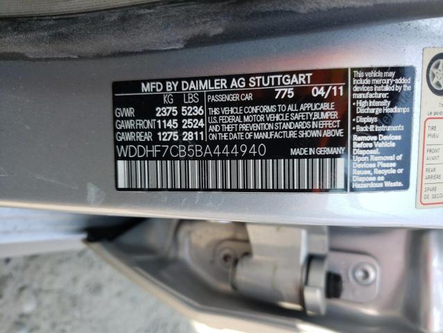 Фото 10 с аукциона – 2011 MERCEDES-BENZ E 550 с VIN WDDHF7CB5BA444940