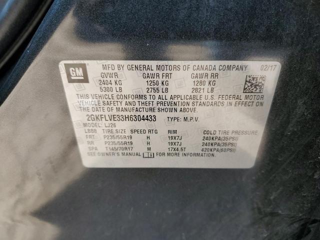 Photo 10 from auction – 2017 GMC TERRAIN DE with VIN 2GKFLVE33H6304433