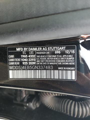 Photo 10 from auction – 2016 MERCEDES-BENZ CLA 250 with VIN WDDSJ4EB5GN337483