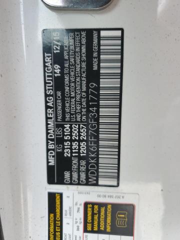 Photo 10 from auction – 2016 MERCEDES-BENZ E 400 with VIN WDDKK6FF7GF341779