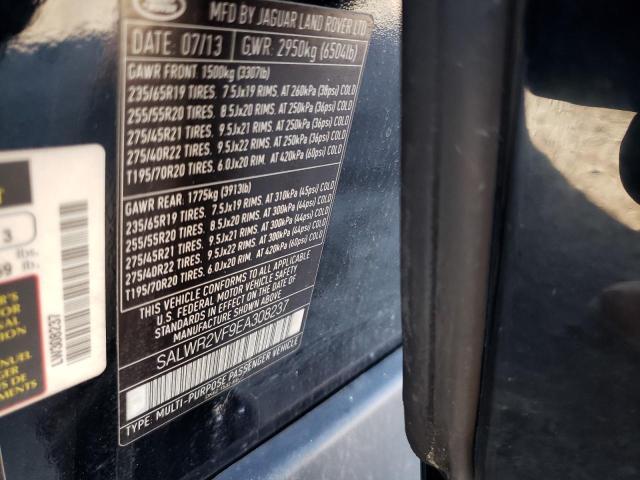 Photo 10 from auction – 2014 LAND ROVER RANGE ROVE with VIN SALWR2VF9EA308237