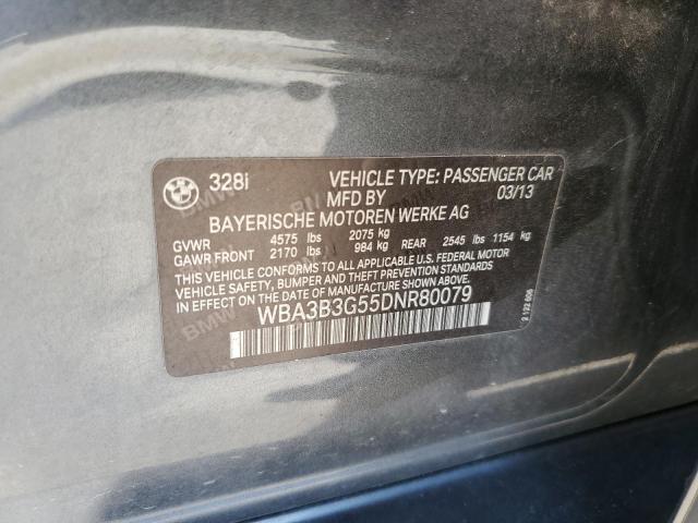 Photo 10 from auction – 2013 BMW 328 XI with VIN WBA3B3G55DNR80079