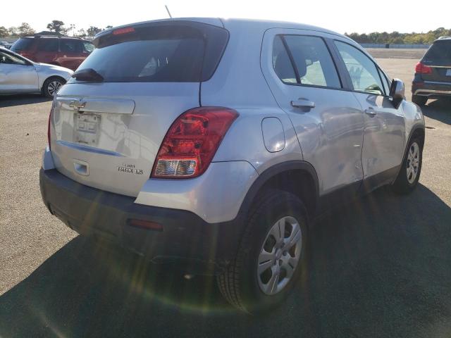 Photo 4 from auction – 2016 CHEVROLET TRAX LS with VIN 3GNCJKSB6GL237536