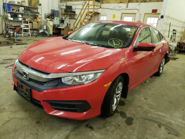 Photo 2 from auction – 2016 HONDA CIVIC LX with VIN 2HGFC2F58GH517859