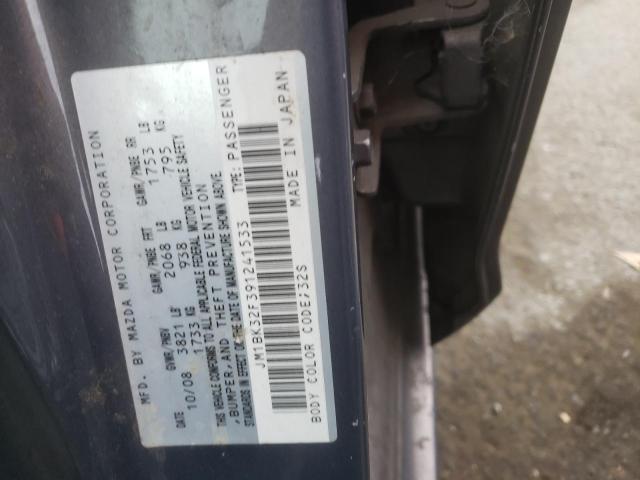 Photo 10 from auction – 2009 MAZDA MAZDA3 with VIN JM1BK32F391241533