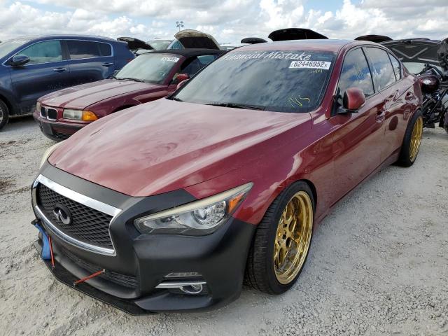 Photo 2 from auction – 2014 INFINITI Q50 BASE with VIN JN1BV7AR2EM693124