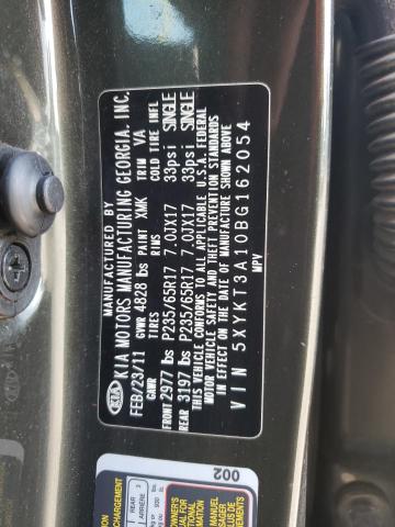 Photo 10 from auction – 2011 KIA SORENTO BA with VIN 5XYKT3A10BG162054