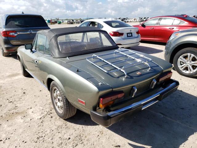 Photo 3 from auction – 1982 FIAT 124 SPIDER with VIN ZFAAS00B3C5001285