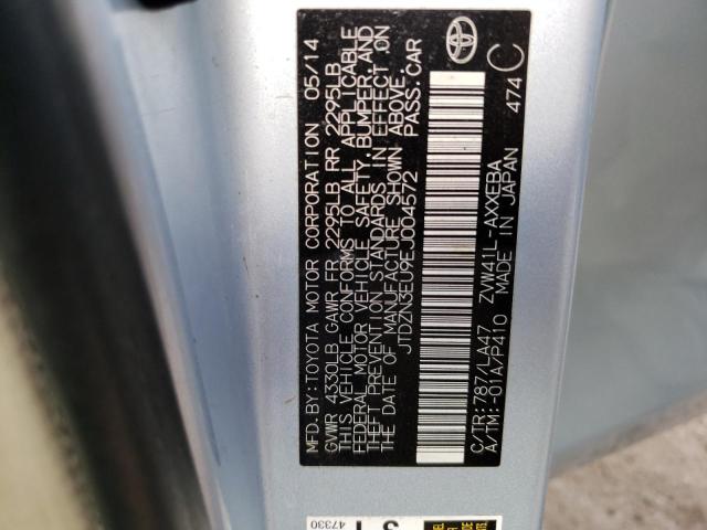 Photo 10 from auction – 2014 TOYOTA PRIUS V with VIN JTDZN3EU9EJ004572