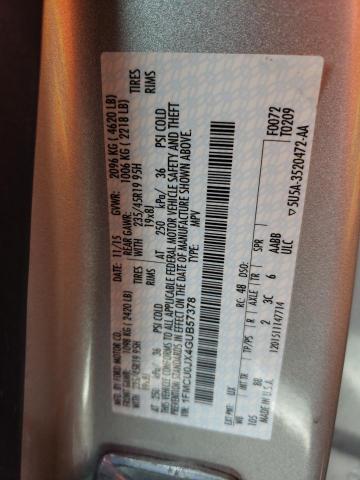 Photo 10 from auction – 2016 FORD ESCAPE TIT with VIN 1FMCU0JX4GUB57378