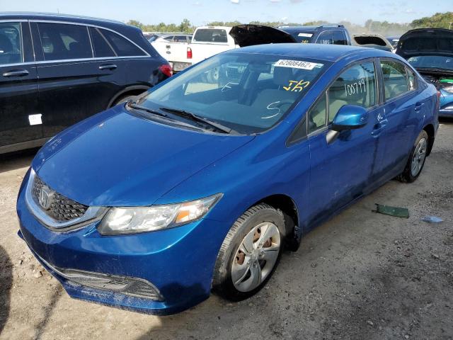 Photo 2 from auction – 2013 HONDA CIVIC LX with VIN 19XFB2F57DE087718
