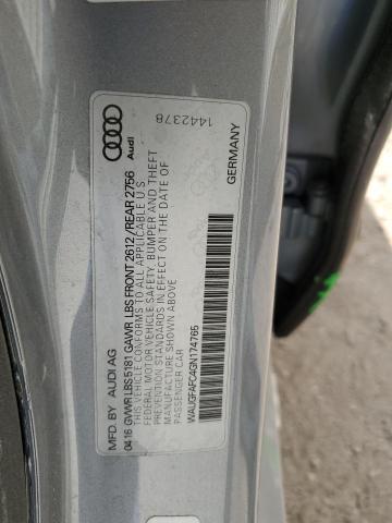 Photo 10 from auction – 2016 AUDI A6 PREMIUM with VIN WAUGFAFC4GN174765