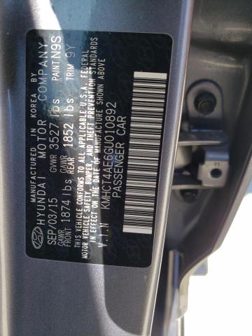 Photo 10 from auction – 2016 HYUNDAI ACCENT SE with VIN KMHCT4AE6GU010892