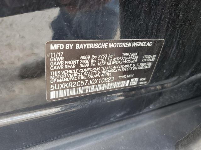 Photo 10 from auction – 2018 BMW X5 SDRIVE3 with VIN 5UXKR2C57J0X10823
