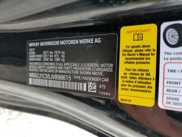 Photo 10 from auction – 2018 BMW 230I with VIN WBA2J1C55JVB98615