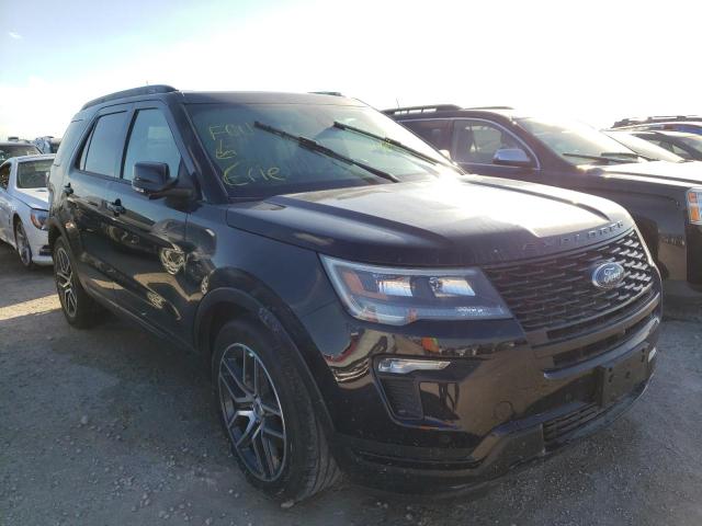 FORD EXPLORER S 2018 with VIN 1FM5K8GT6JGB05452 - Photo from auction