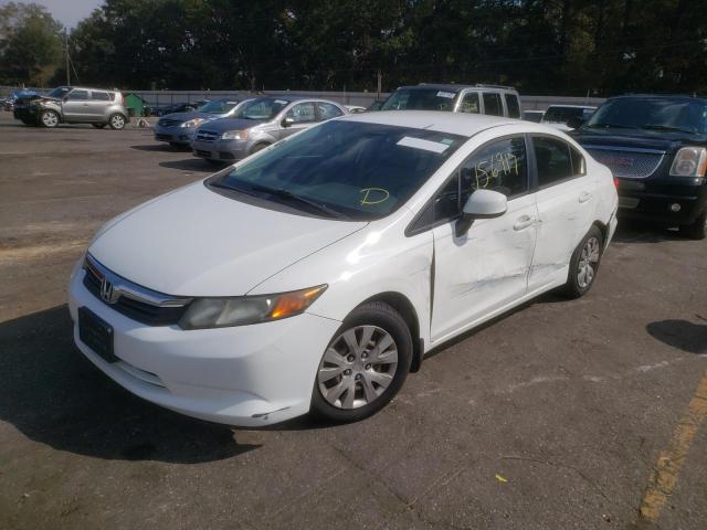 Photo 2 from auction – 2012 HONDA CIVIC LX with VIN 19XFB2F58CE021807