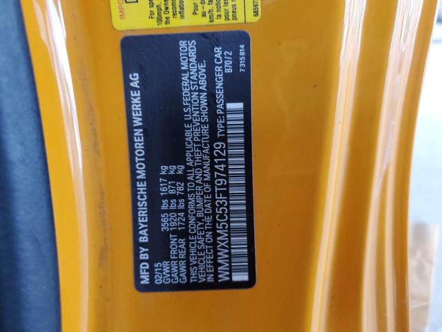 Photo 10 from auction – 2015 MINI COOPER with VIN WMWXM5C53FT974129