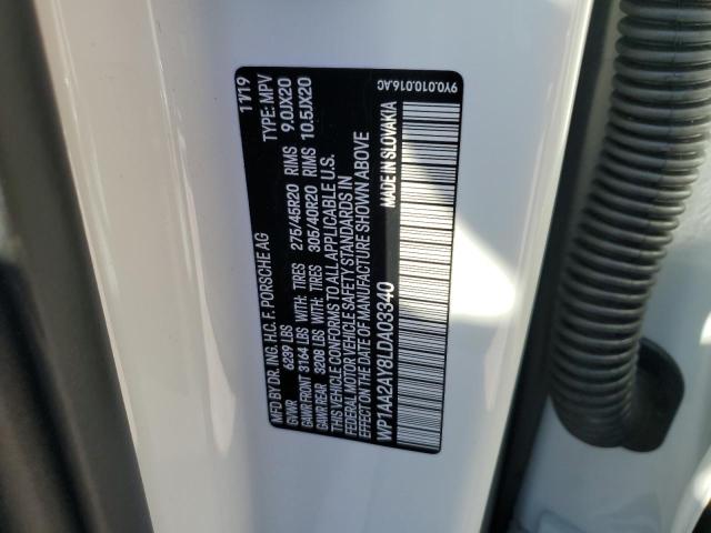Photo 10 from auction – 2020 PORSCHE CAYENNE with VIN WP1AA2AY8LDA03340