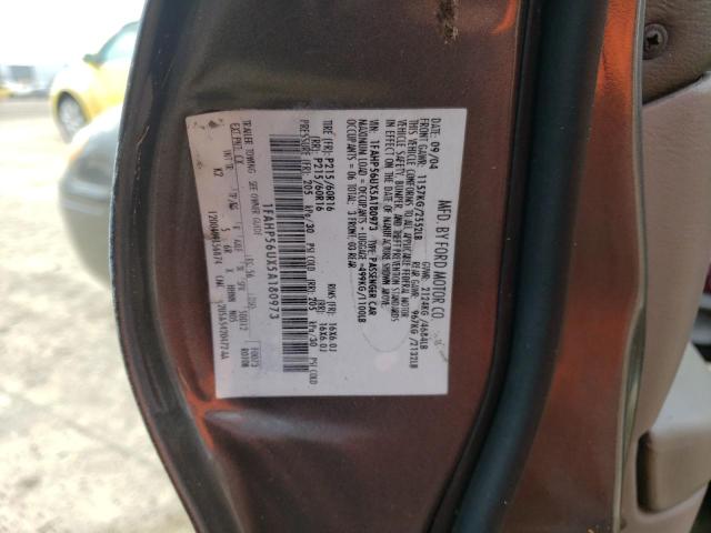 Photo 10 from auction – 2005 FORD TAURUS SEL with VIN 1FAHP56UX5A180973