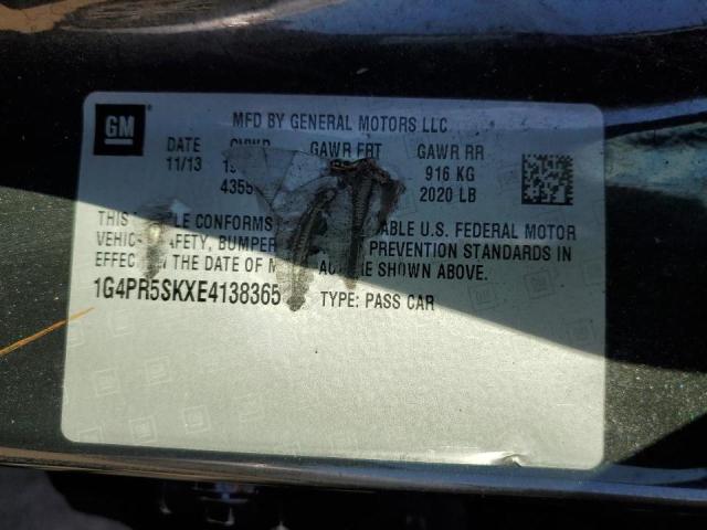 Photo 10 from auction – 2014 BUICK VERANO CON with VIN 1G4PR5SKXE4138365