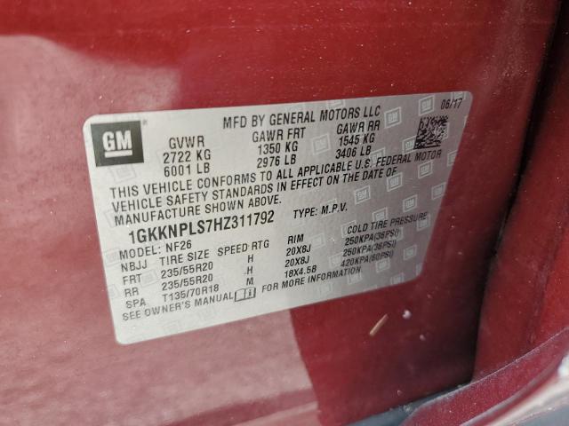 Photo 10 from auction – 2017 GMC ACADIA DEN with VIN 1GKKNPLS7HZ311792