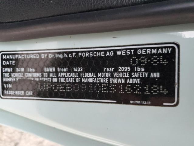 Photo 10 from auction – 1984 PORSCHE 911 CARRER with VIN WP0EB0910ES162184